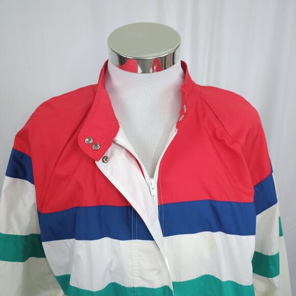 Vintage Haberdashery Windbreaker Jacket Large Sailing Yachting Preppy - Picture 2 of 13